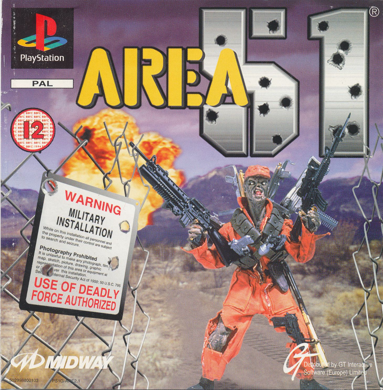 Portada de Area 51 · EU
