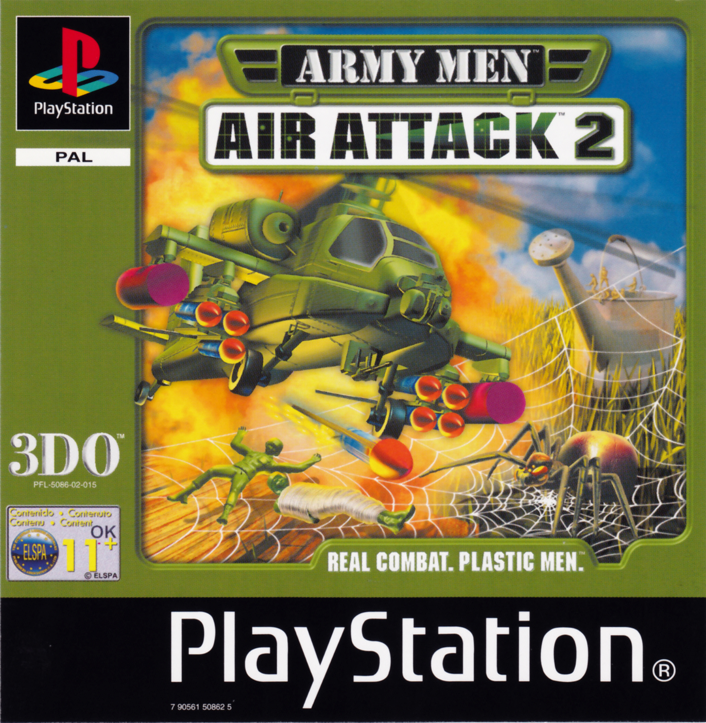 Portada de Army Men - Air Attack 2 · PAL Europa