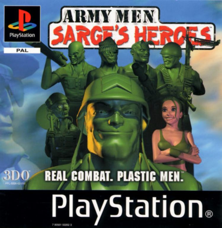 Portada de Army Men - Sarge's Heroes · PAL Europa