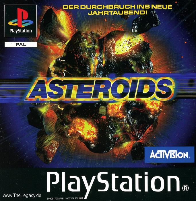 Portada de Asteroids · PAL Alemania