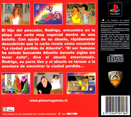 Contraportada de Atlantis The Lost Continent · ES