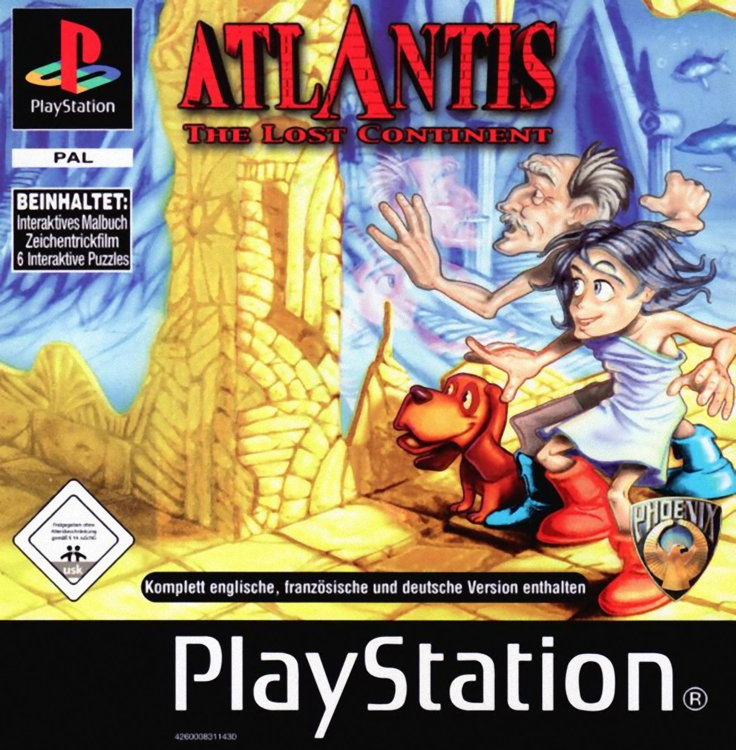 Portada de Atlantis The Lost Continent · DE