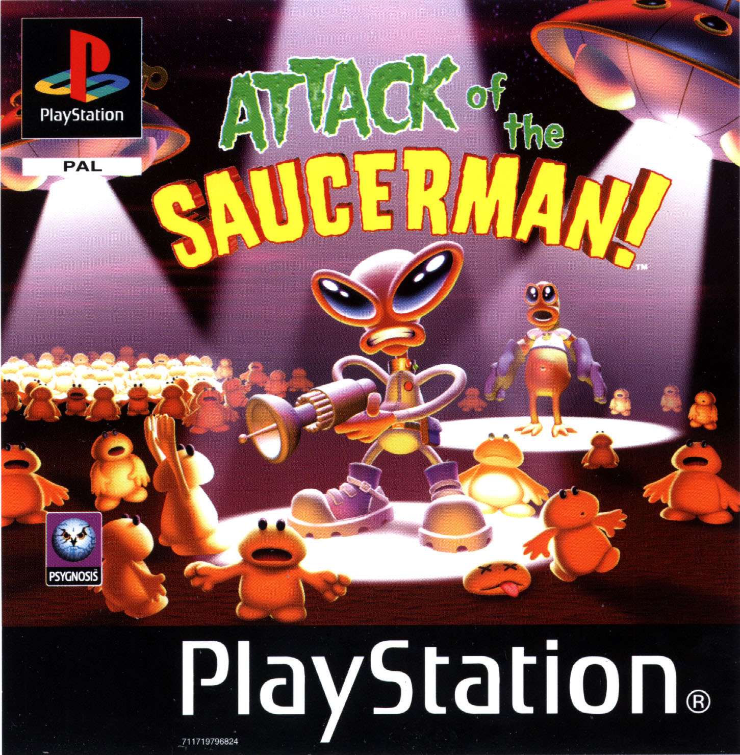 Portada de Attack of the Saucerman · EU