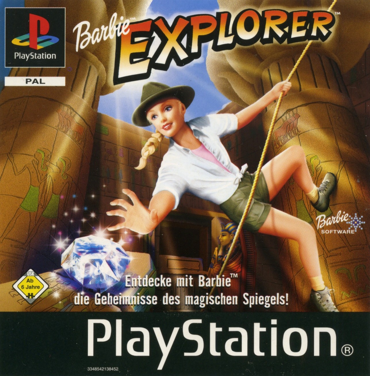 Portada de Barbie Explorer · PAL Alemania