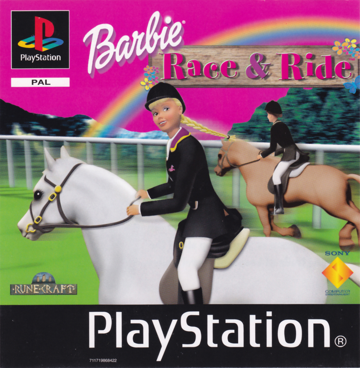 Portada de Barbie Race & Ride · PAL Europa