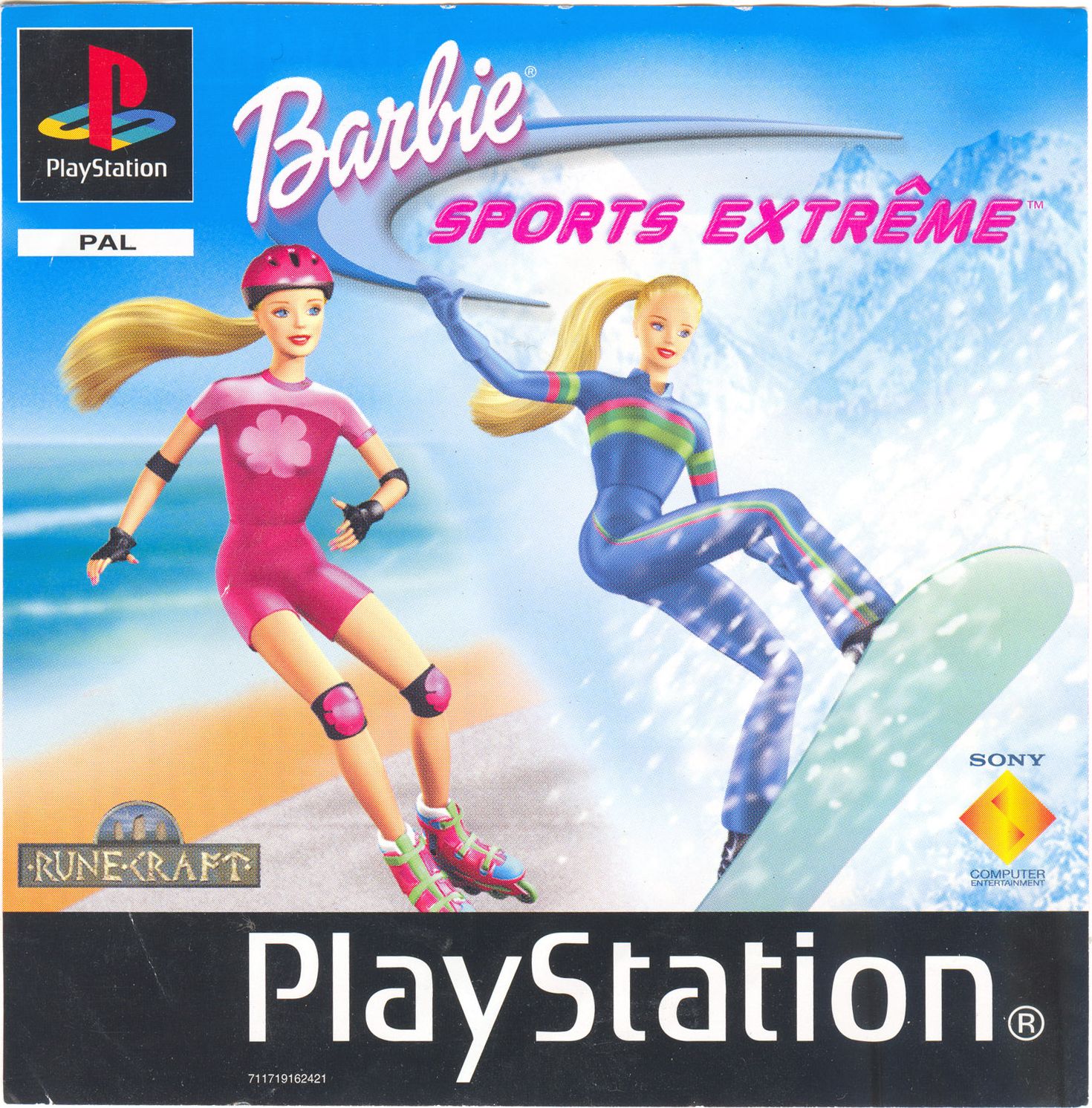 Portada de Barbie Sports Extrême · PAL Francia