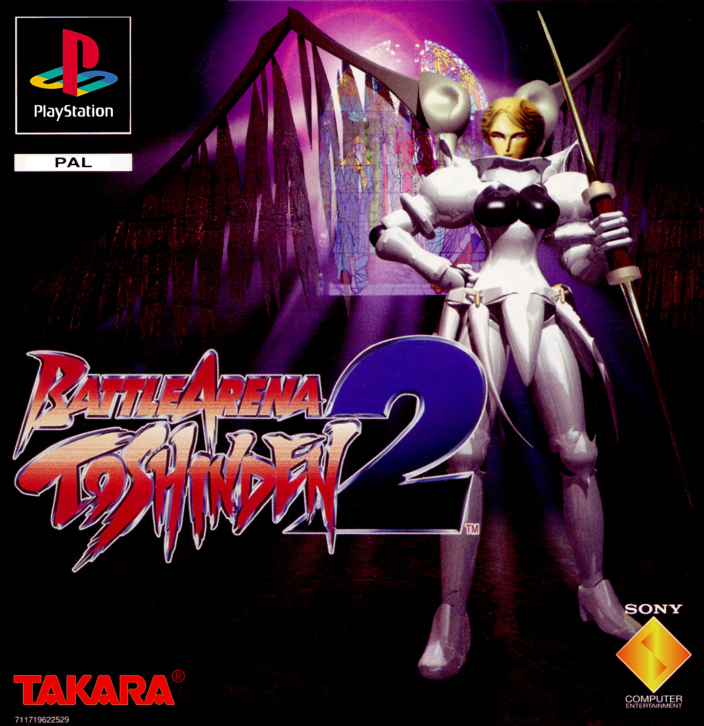 Portada de Battle Arena Toshinden 2 · PAL Europa