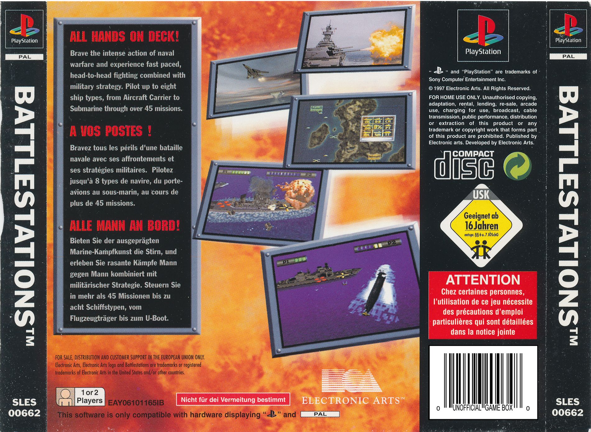 Contraportada de Battle Stations · EU