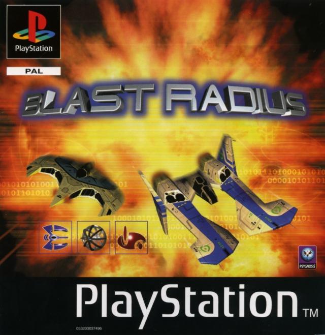 Portada de Blast Radius · PAL Francia