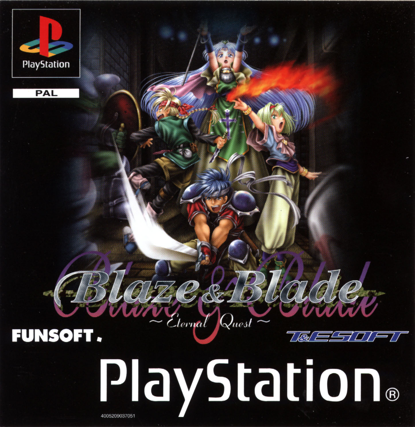 Portada de Blaze & Blade - Eternal Quest · EU