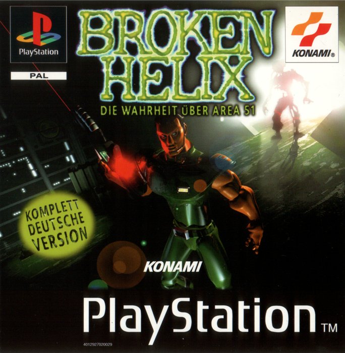 Portada de Broken Helix · PAL Alemania