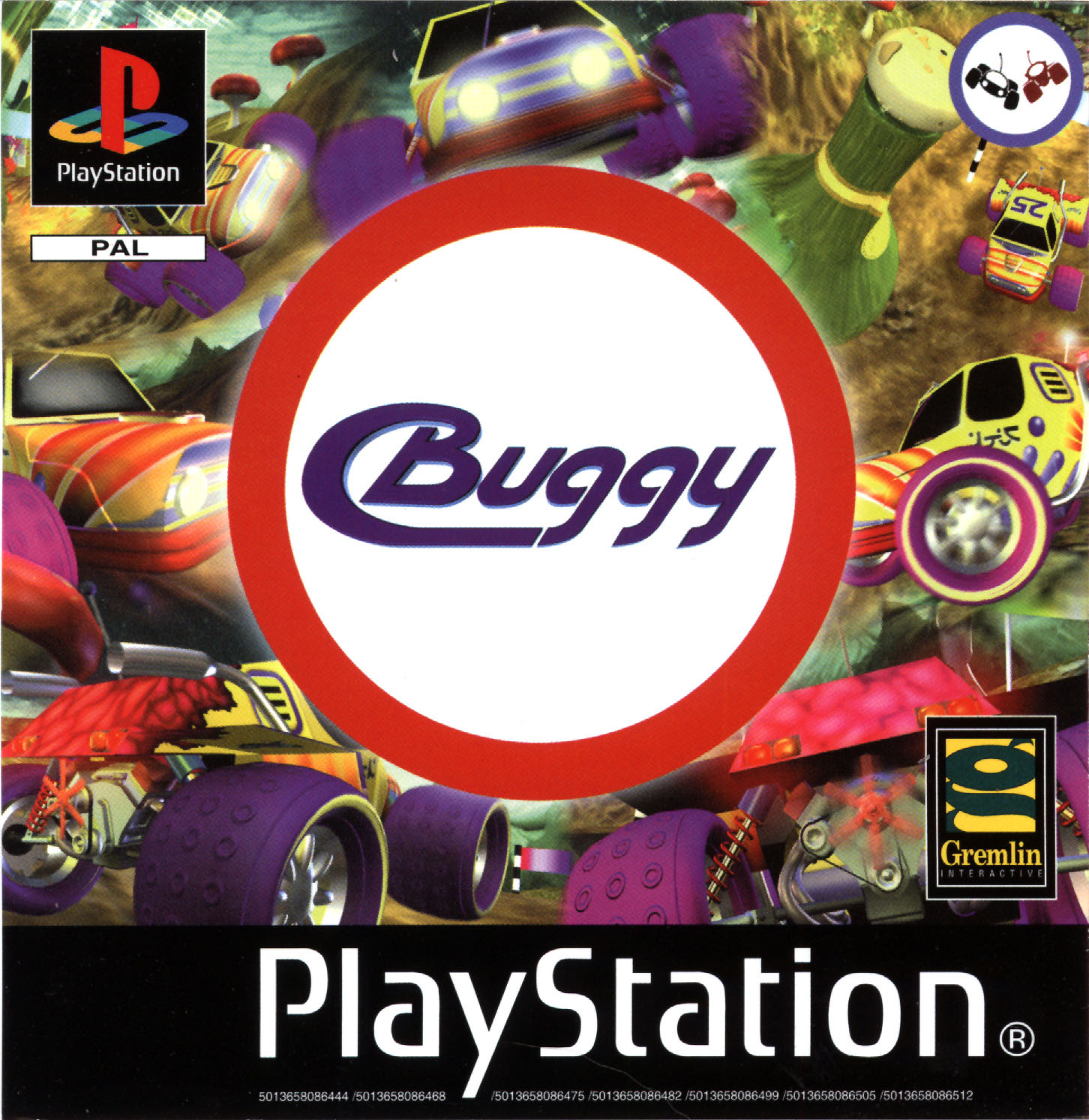 Portada de Buggy · PAL Europa