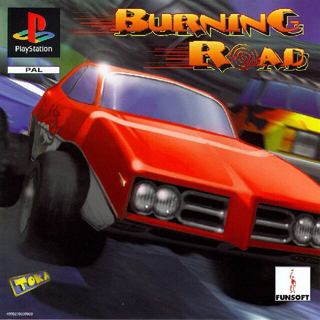 Portada de Burning Road · PAL Europa