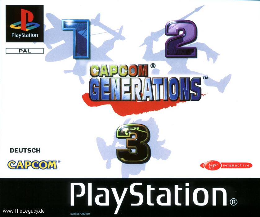 Portada de Capcom Generations · DE