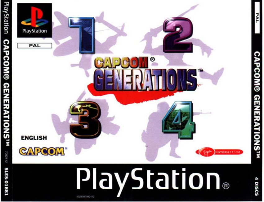 Portada de Capcom Generations · PAL Europa