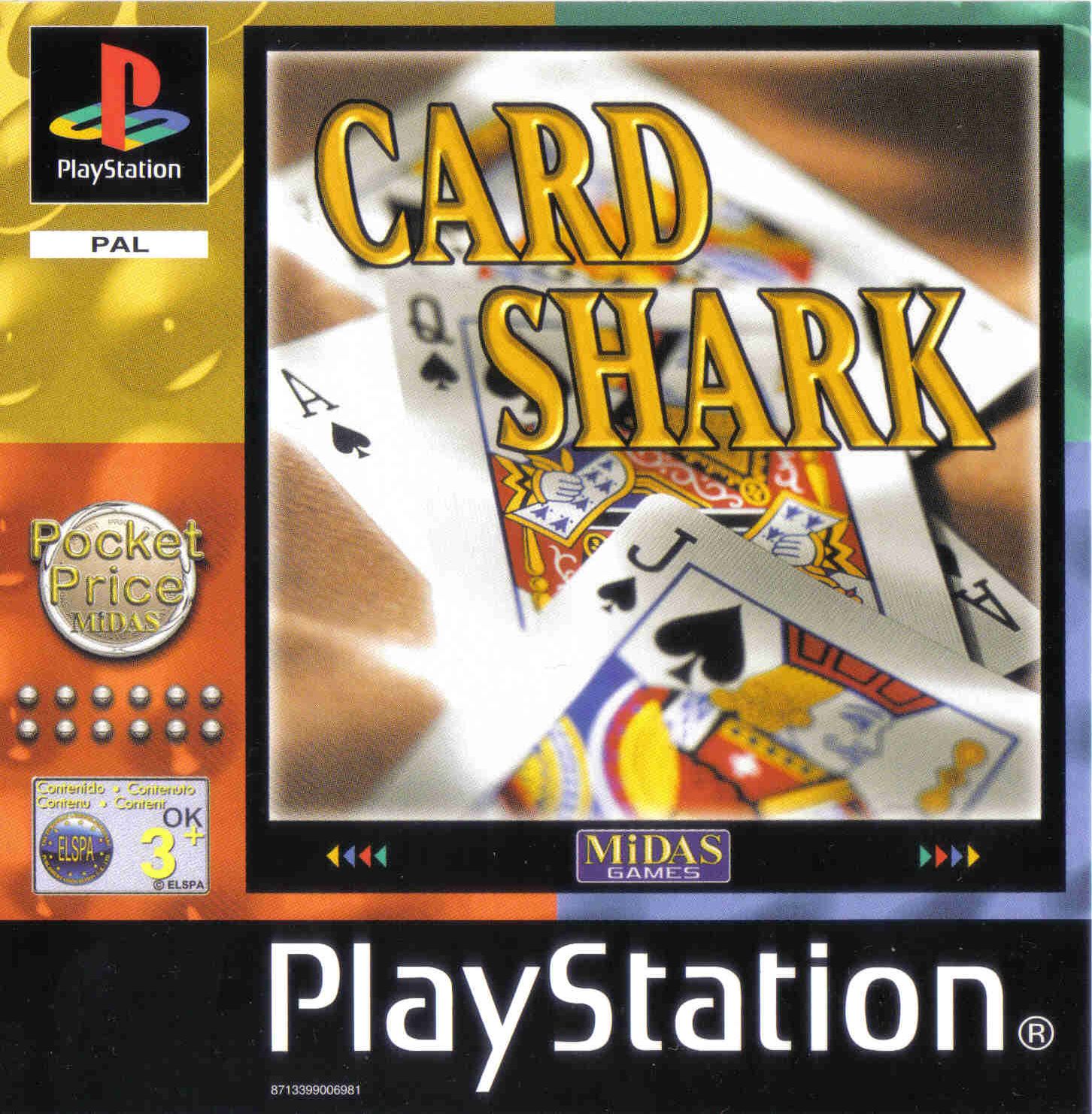Portada de Card Shark · PAL Europa