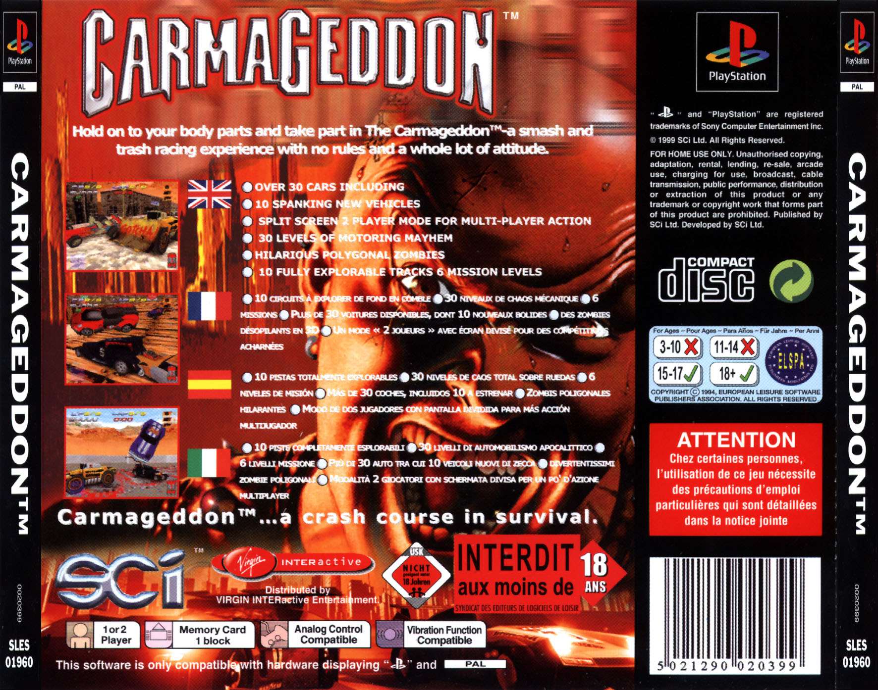 Contraportada de Carmageddon · EU