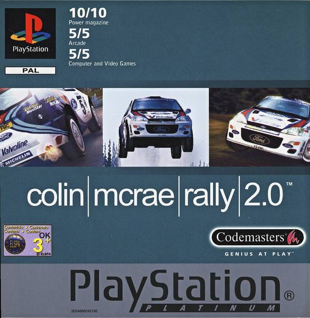 Portada · Platinum de Colin McRae Rally 2.0 · EU