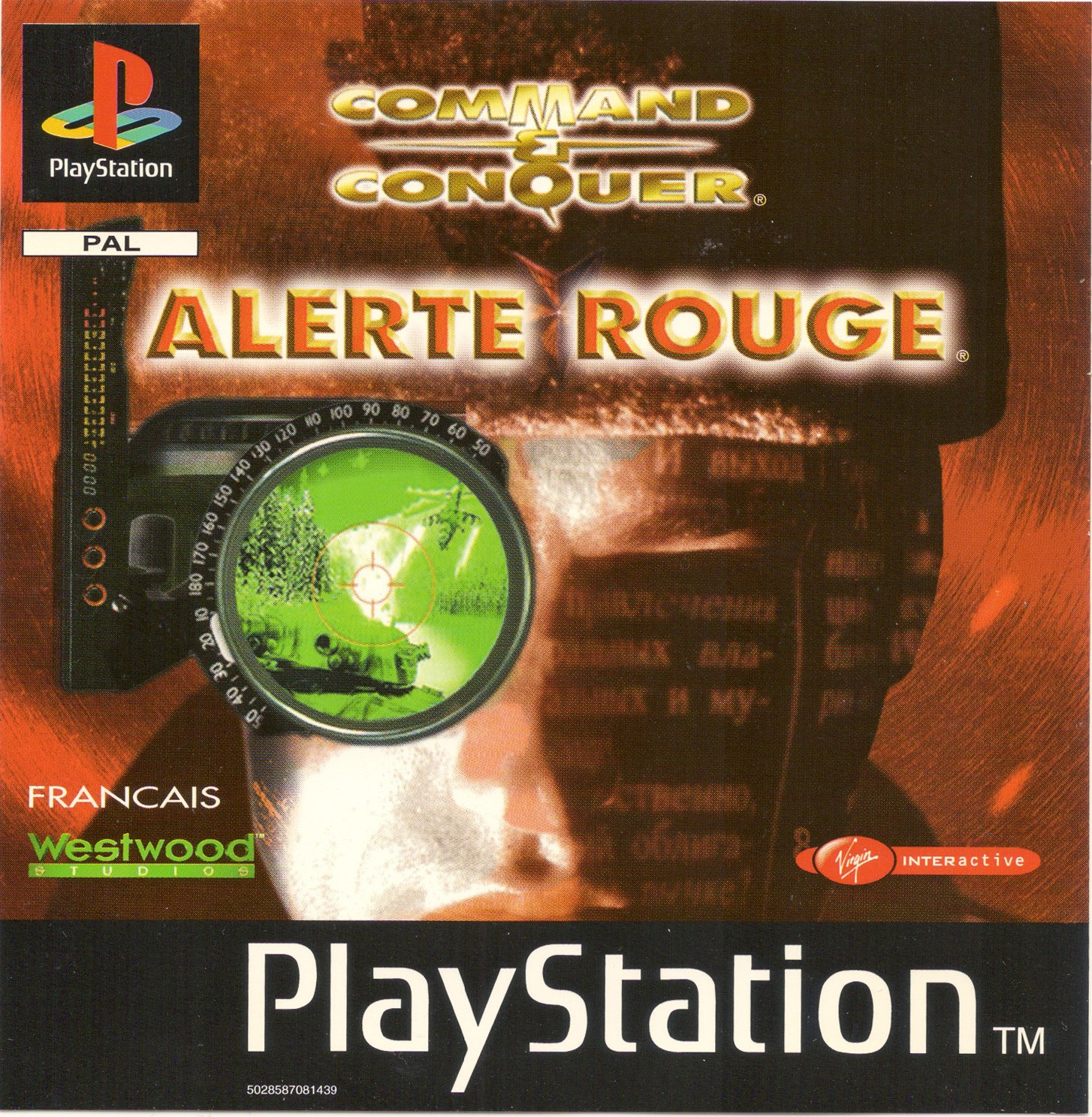 Portada de Command & Conquer - Alerte Rouge · PAL Francia