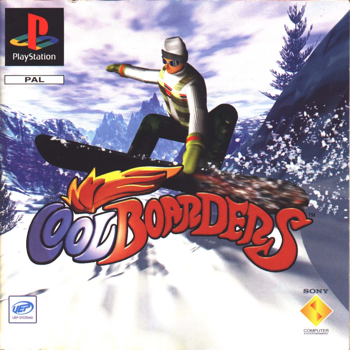Portada de Cool Boarders · PAL Europa