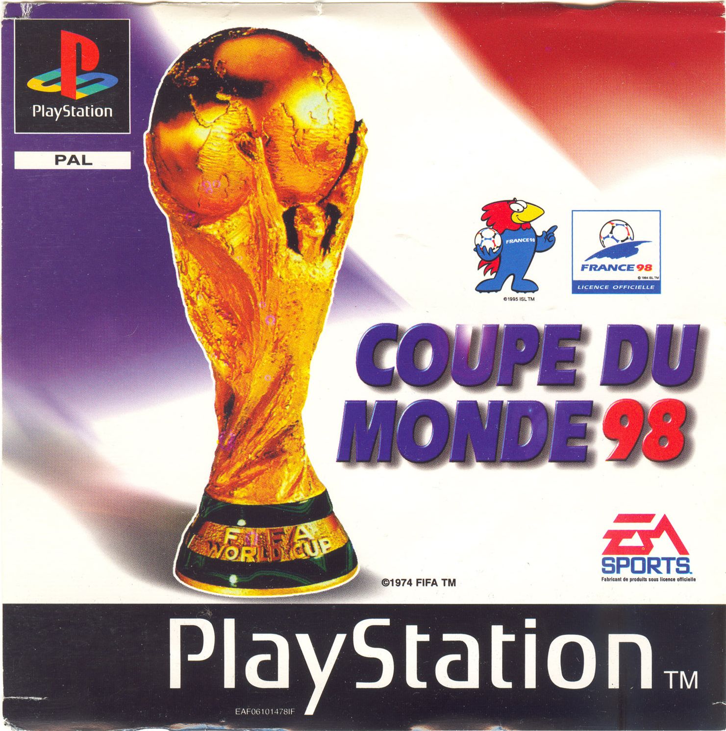 Portada de Coupe Du Monde '98 · PAL Francia