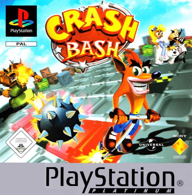 Portada · Platinum de Crash Bash · EU
