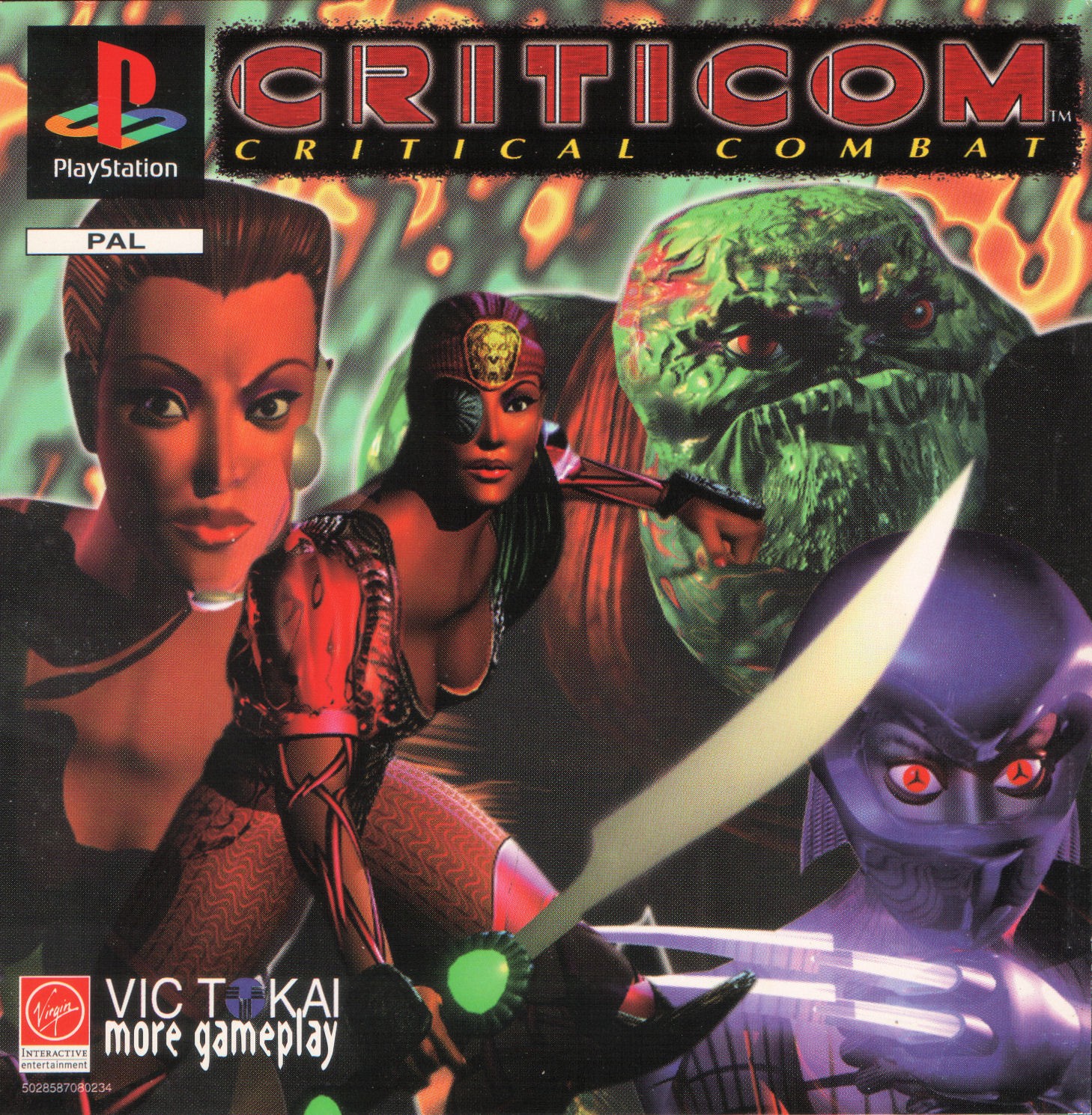Portada de Criticom Critical Combat · PAL Europa