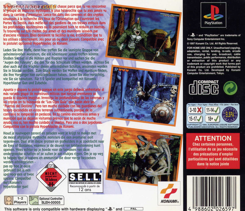 Contraportada de Crypt Killer · EU