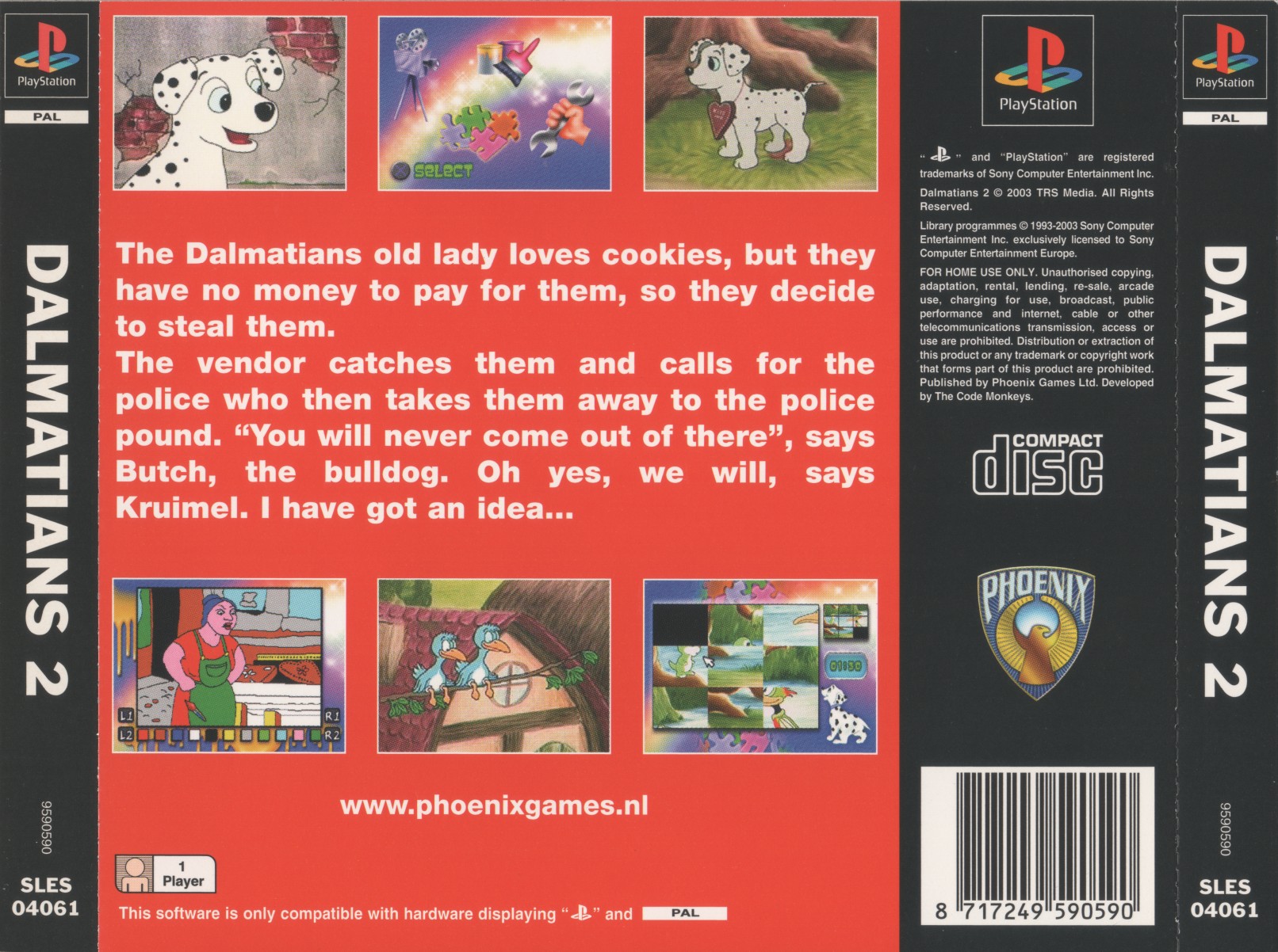 Contraportada de Dalmatians 2 · EU