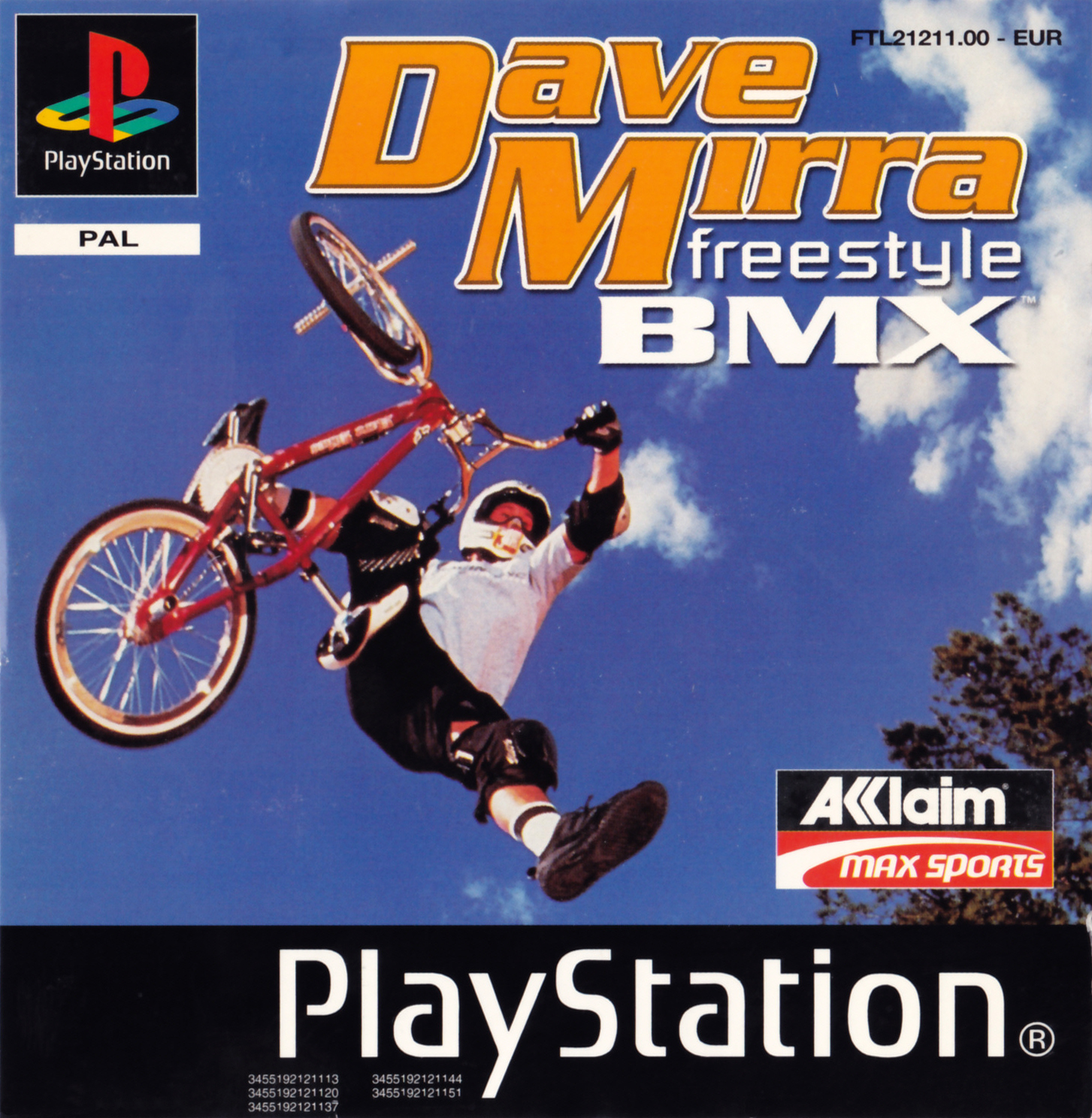 Portada de Dave Mirra Freestyle BMX · EU