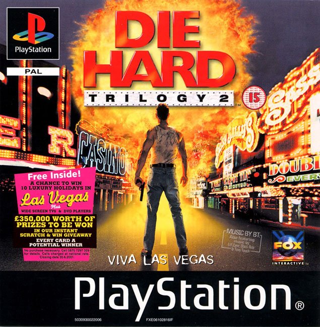 Portada de Die Hard Trilogy 2 Viva Las Vegas · PAL Europa