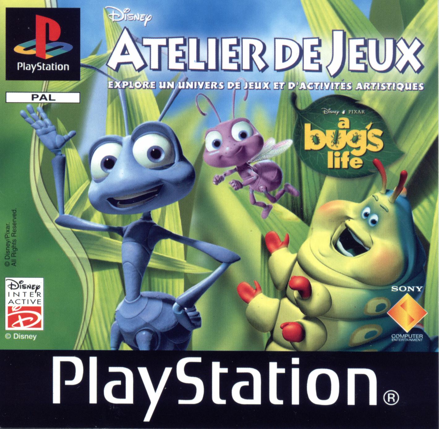 Portada de Disney / Pixar - A Bug's Life - Atelier De Jeux · PAL Francia
