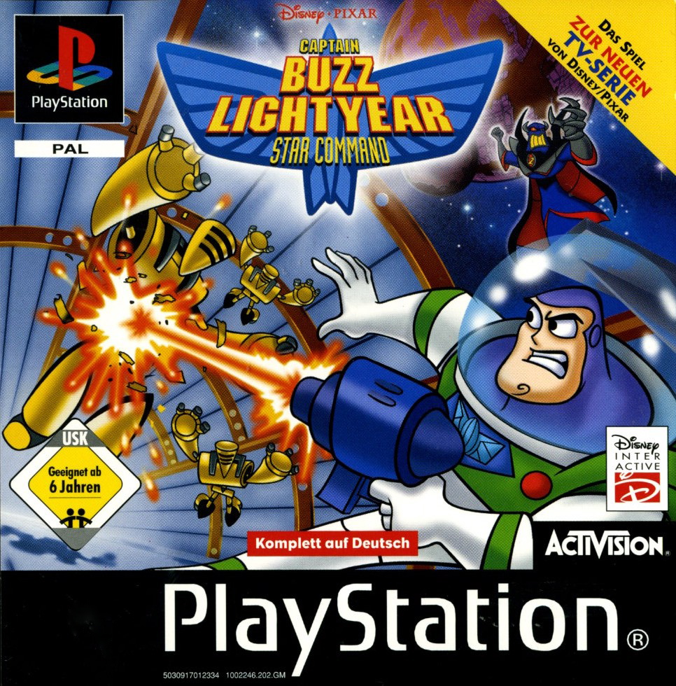 Portada de Disney / Pixar - Captain Buzz Lightyear - Star Command · PAL Alemania