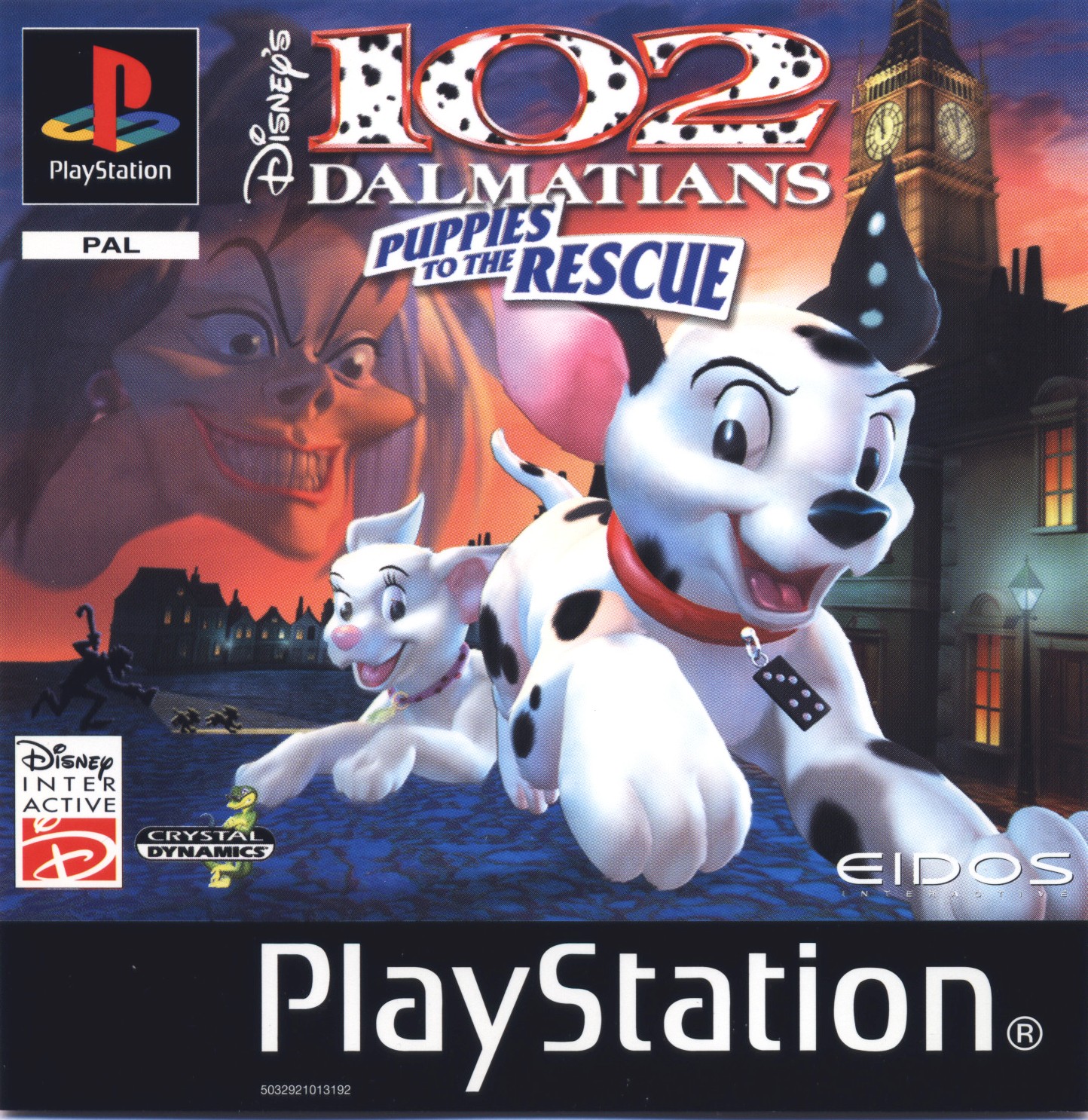 Portada de Disney's 102 Dalmatians - Puppies to the Rescue · GB