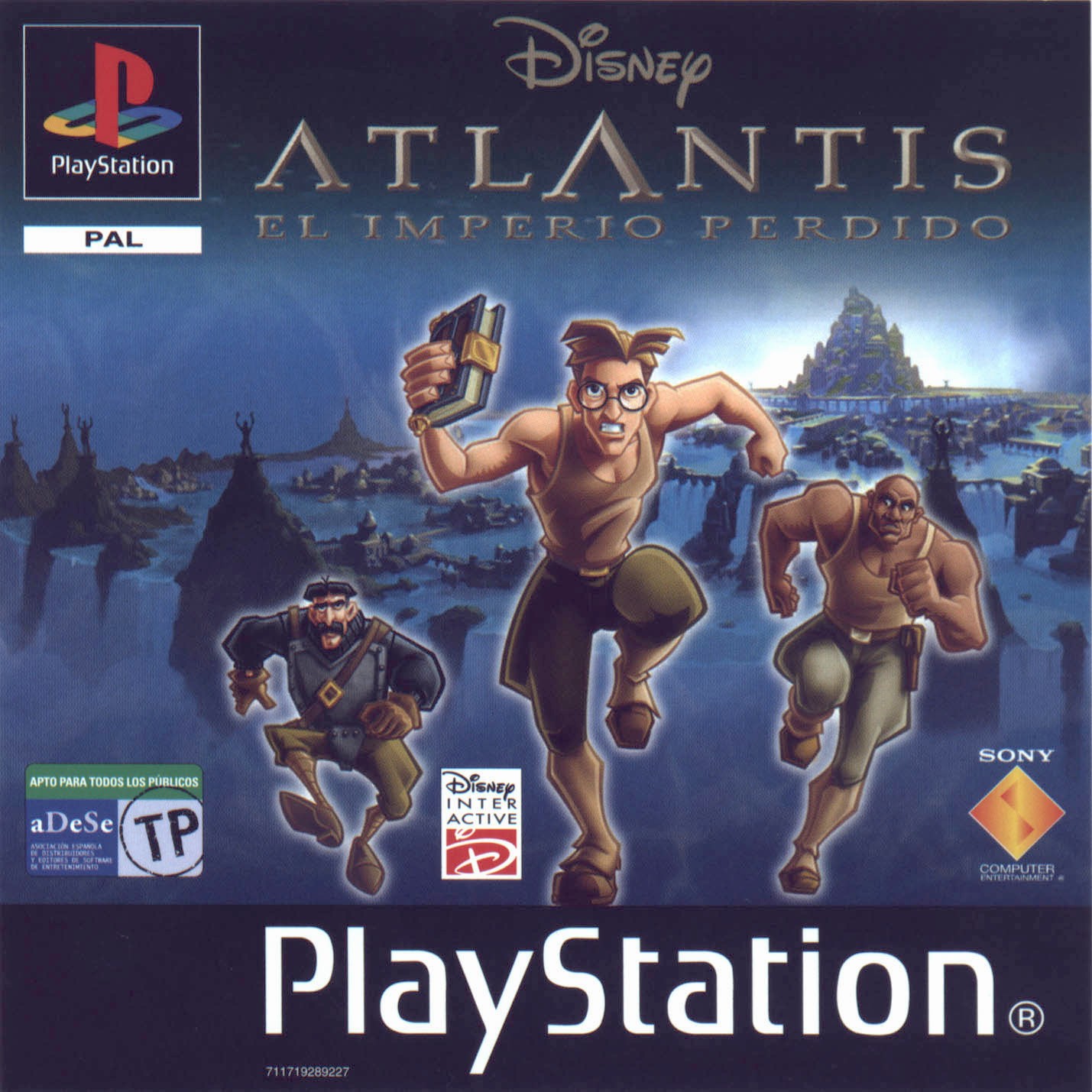 Portada de Disney's Atlantis El Imperio Perdido · PAL España