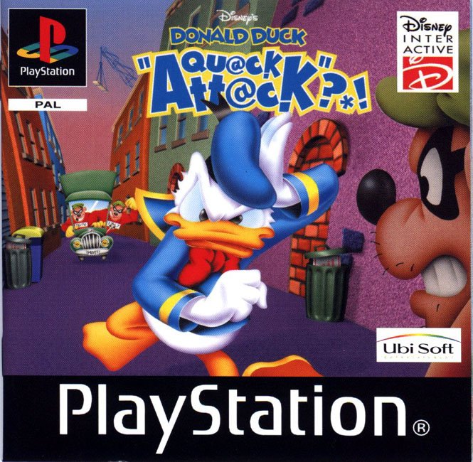 Portada de Disney's Donald Duck Quack Attack · PAL Europa