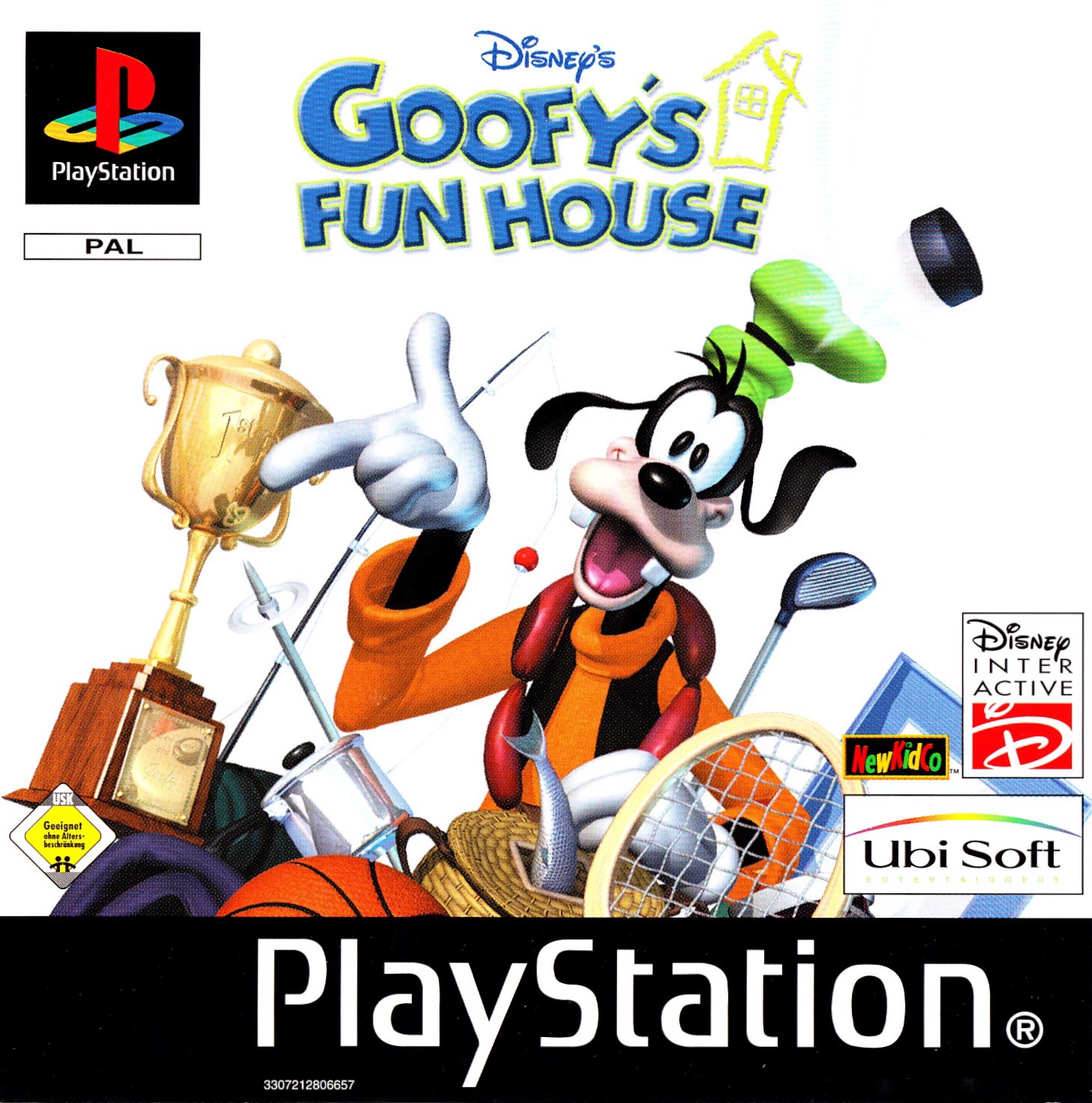 Portada de Disney's Goofy's Fun House · PAL Alemania
