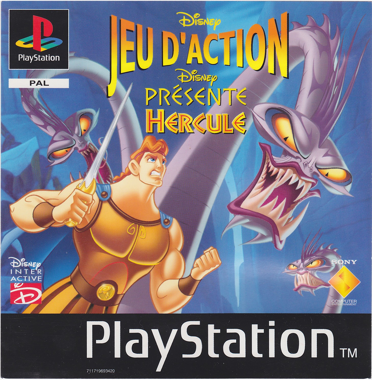 Portada de Disney's Hercule - Jeu D'Action · PAL Francia