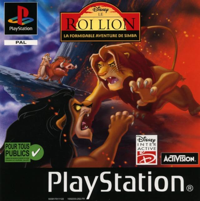 Portada de Disney's Le Roi Lion - La Formidable Aventure de Simba · PAL Francia