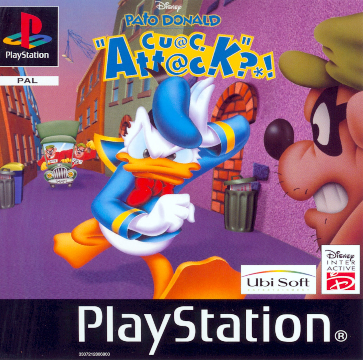 Portada de Disney's Pato Donald Cuac Attack · PAL España