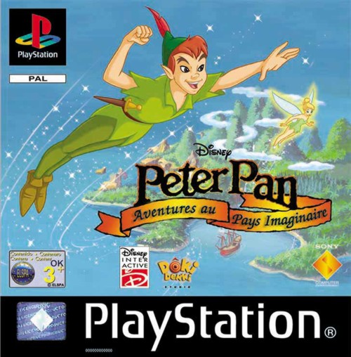 Portada de Disney's Peter Pan - Aventures Au Pays Imaginaire · PAL Francia