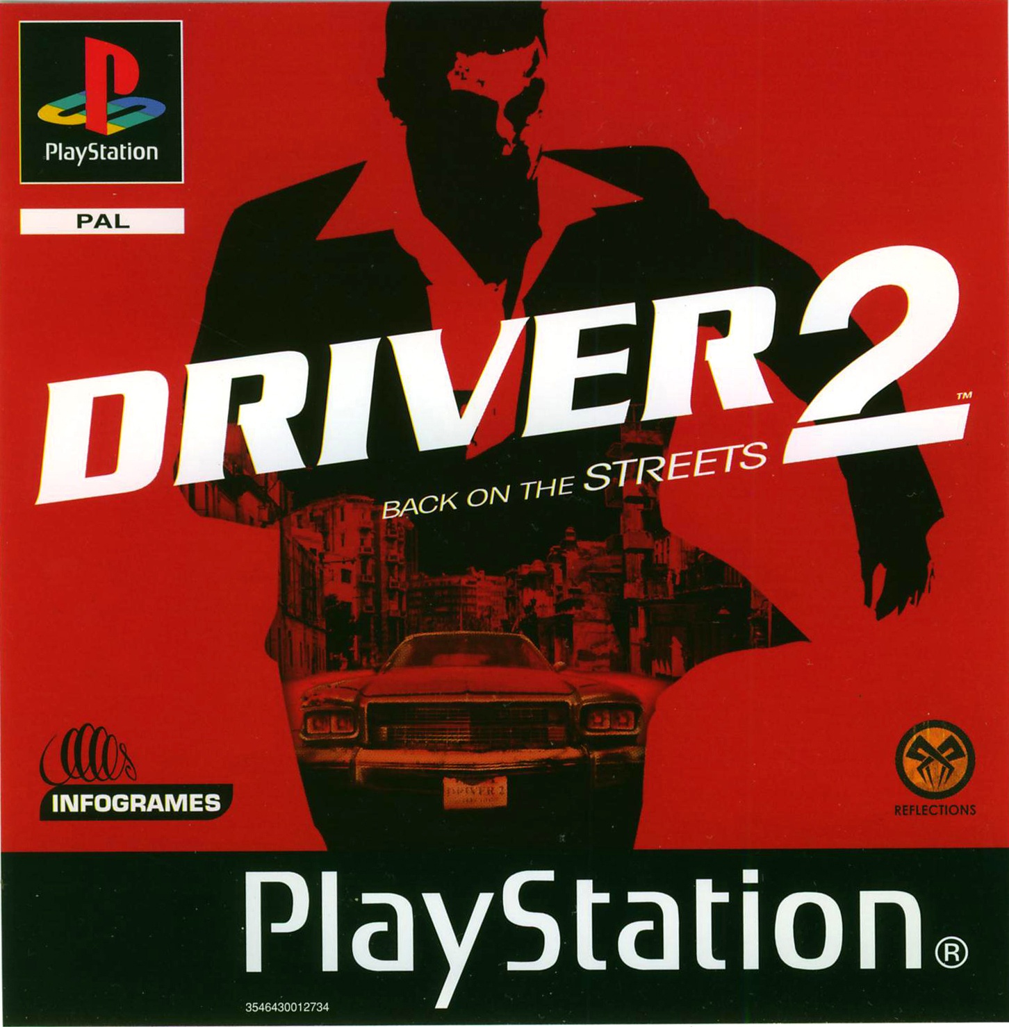 Portada de Driver 2 - Back on the streets · PAL Francia