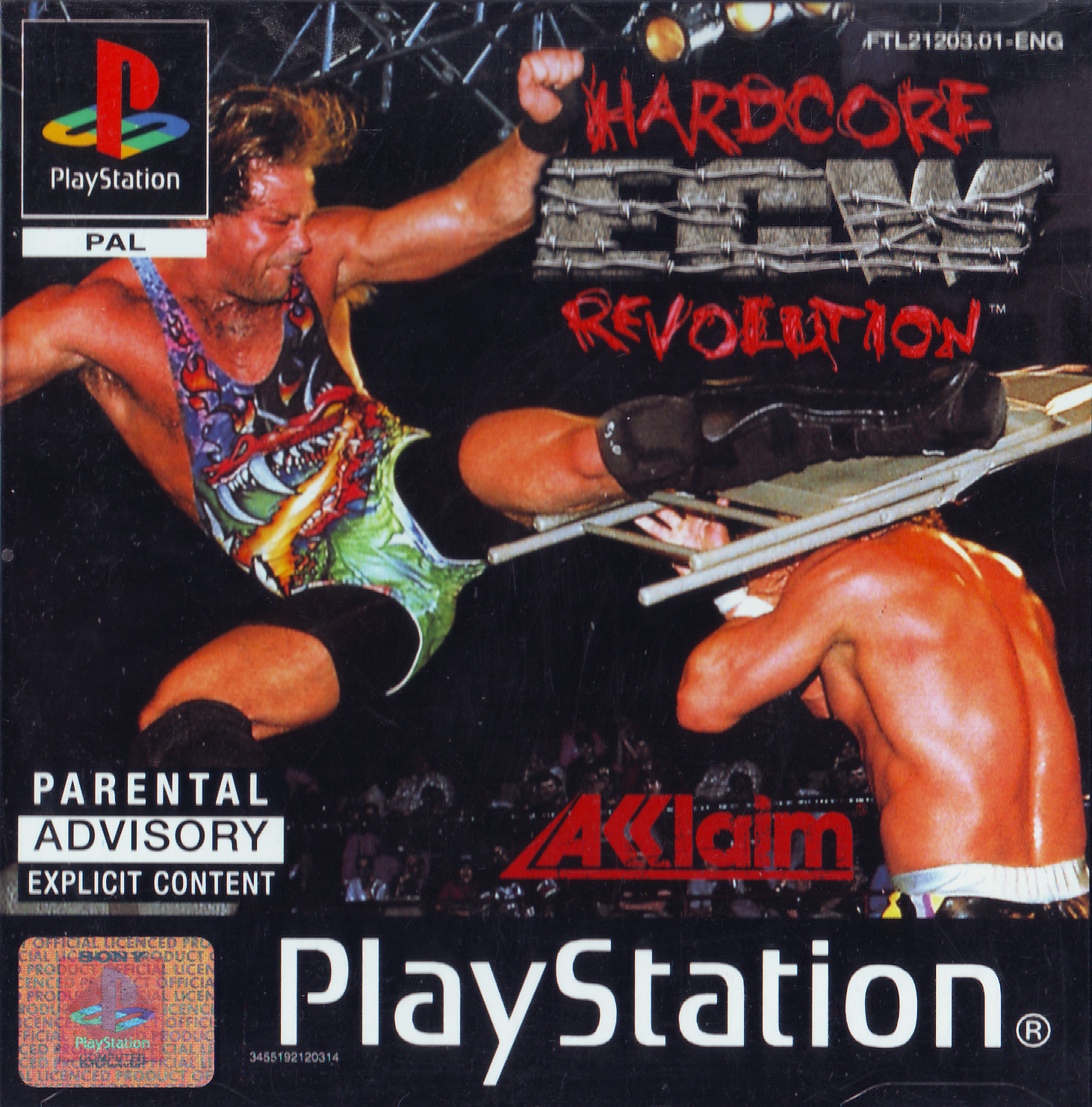 Portada de ECW - Hardcore Revolution · PAL Europa