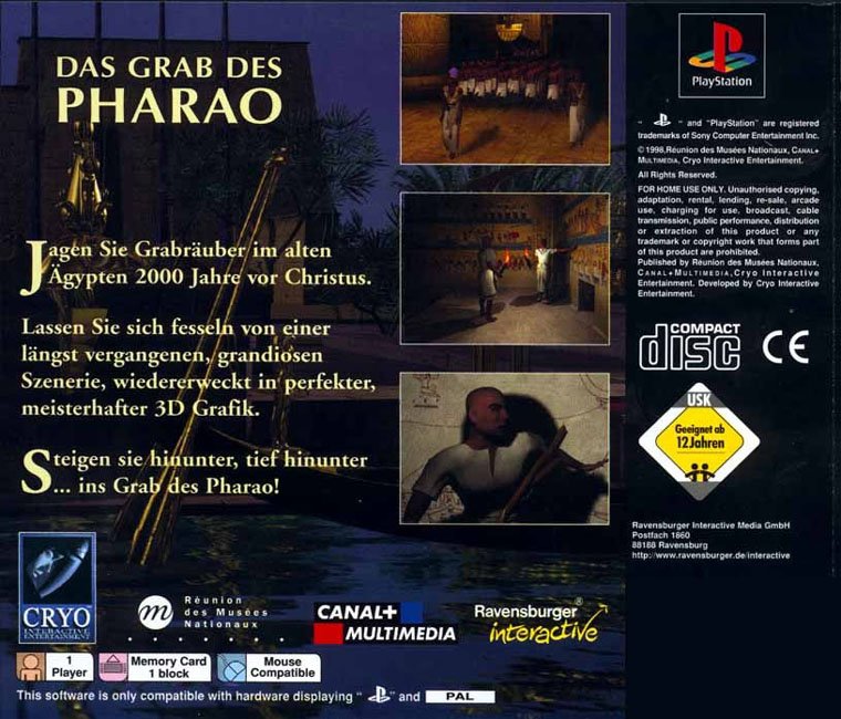 Contraportada de Egypt 1156 BC - Das Grab Des Pharao · DE