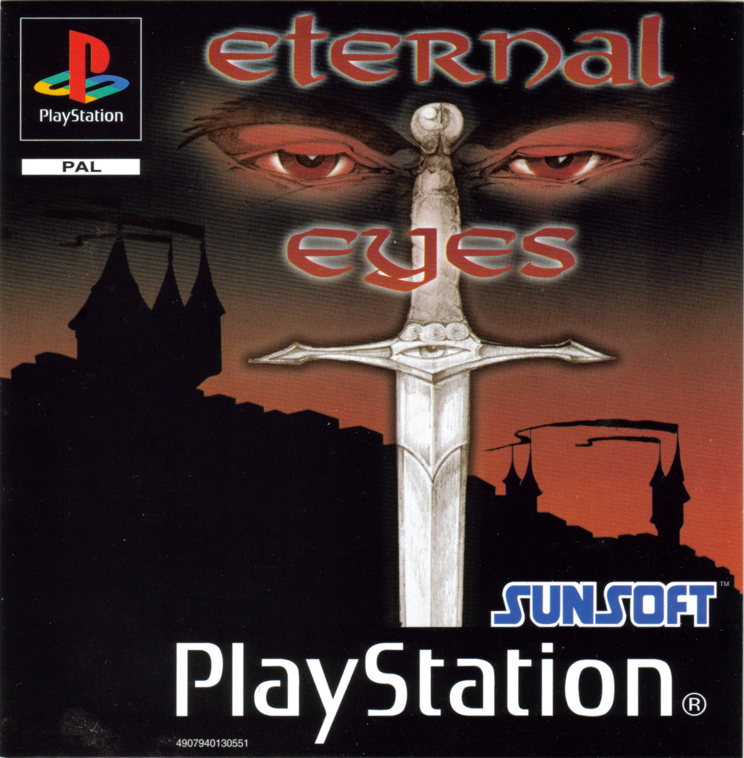 Portada de Eternal Eyes · PAL Europa
