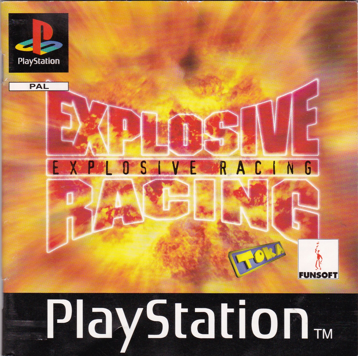 Portada de Explosive Racing · PAL Europa