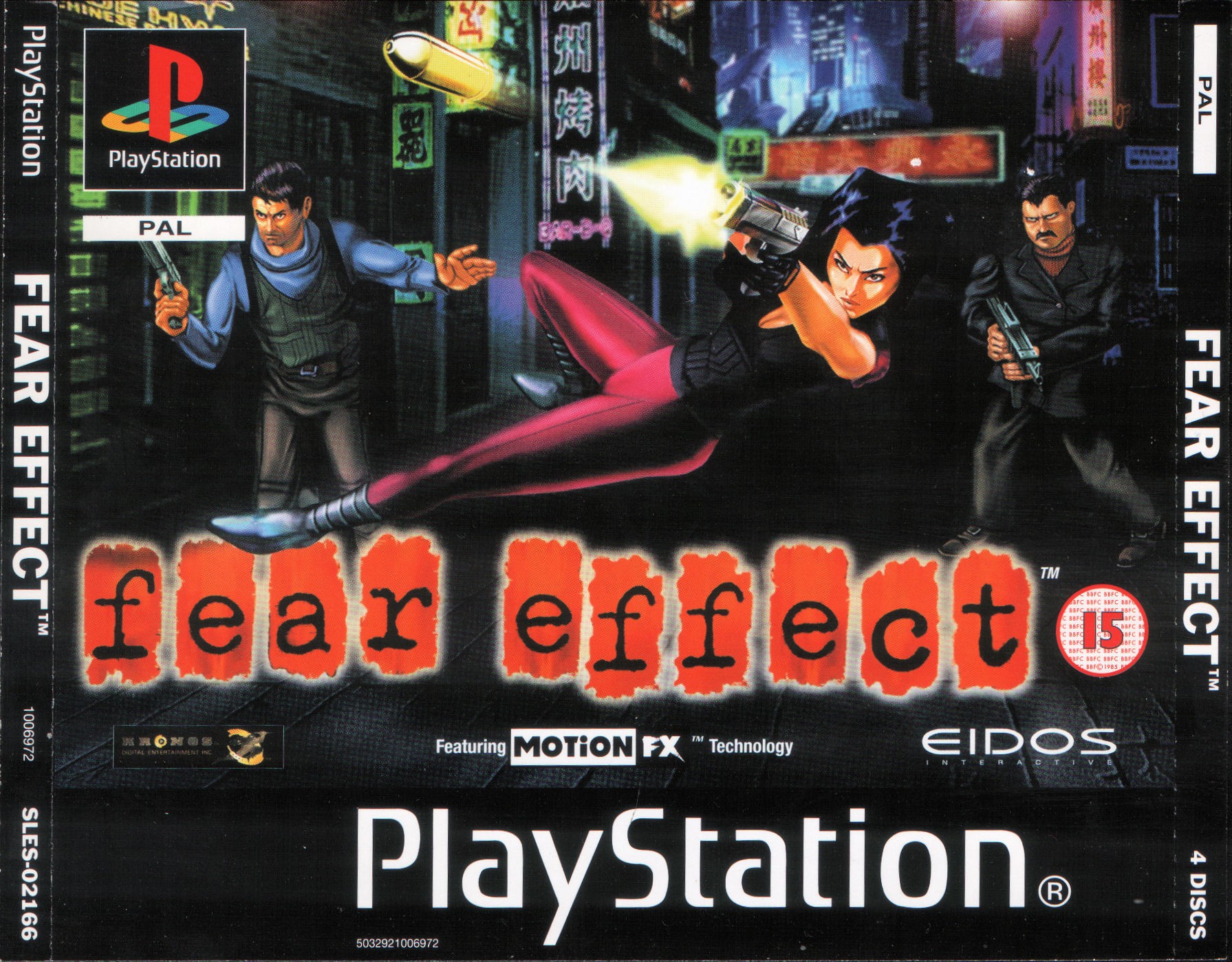 Portada de Fear Effect · PAL Europa