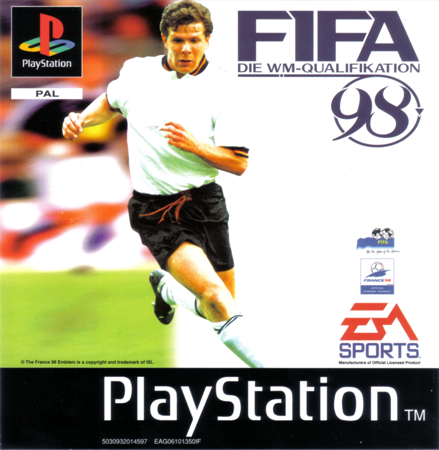 Portada de FIFA - Die WM-Qualifikation '98 · PAL Alemania