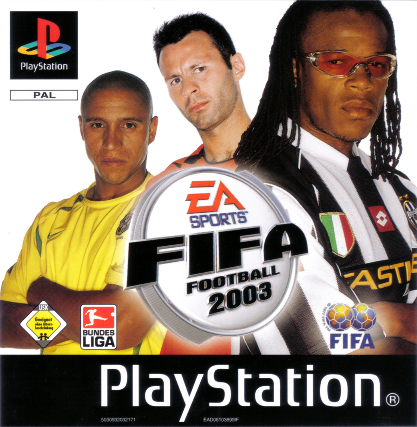 Portada de FIFA Football 2003 · PAL Alemania