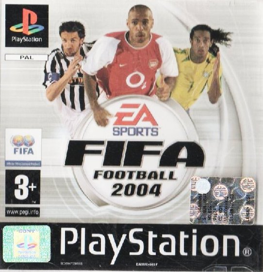 Portada de FIFA Football 2004 · PAL Italia